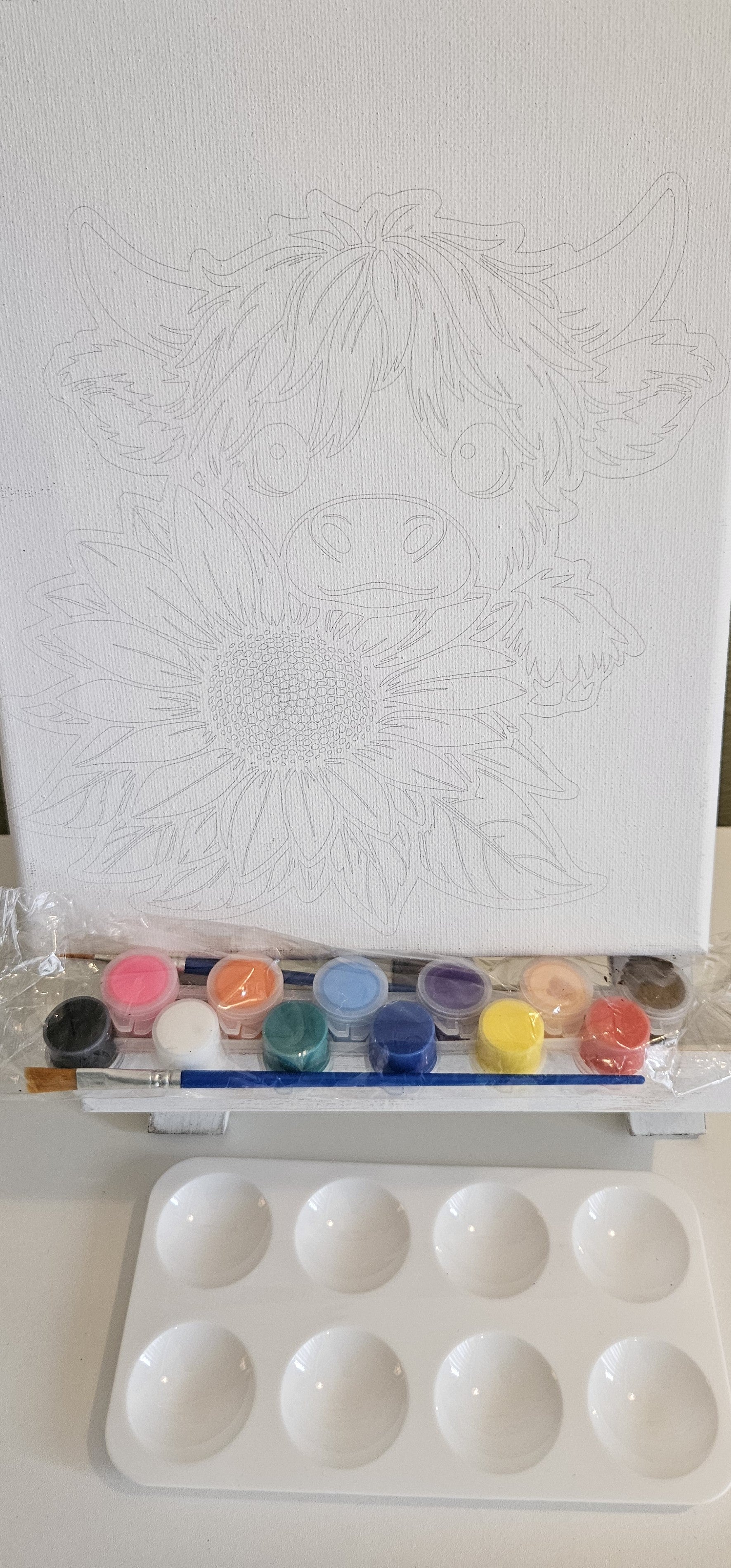 Ready to Paint Canvas – Highland Scottish Cow