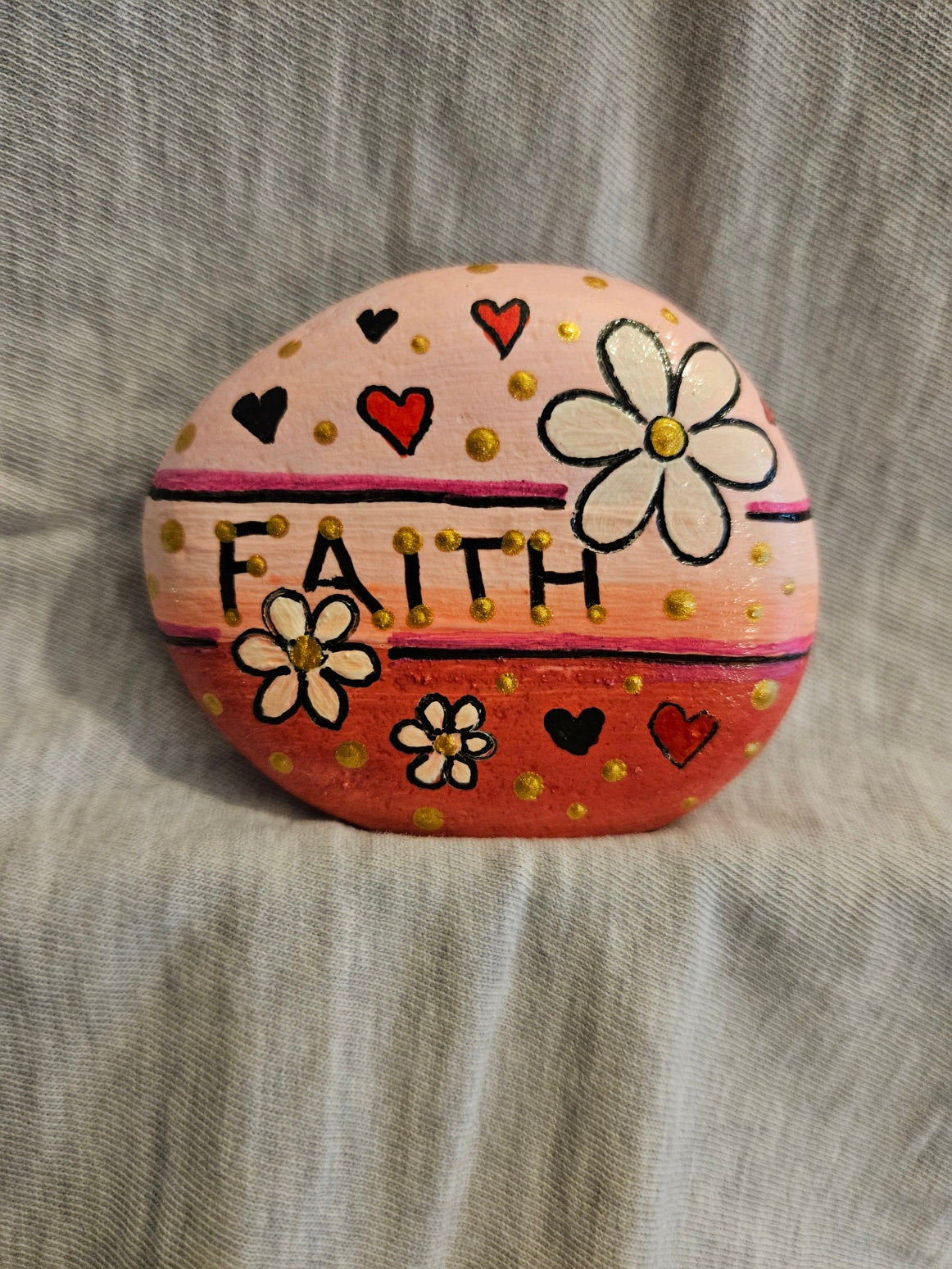 Cancer Awareness Keepsake – LOVE - HOPE - FAITH