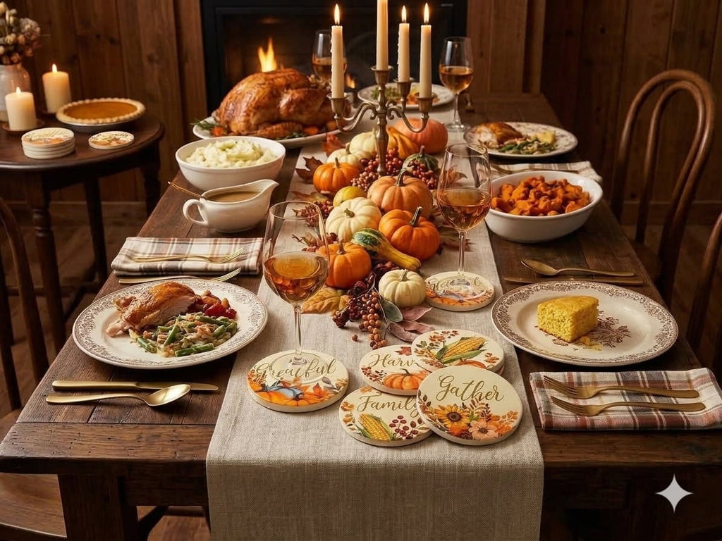 Handcrafted Holiday Coasters